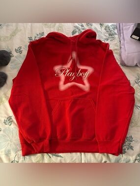 Red Playboy hoodie